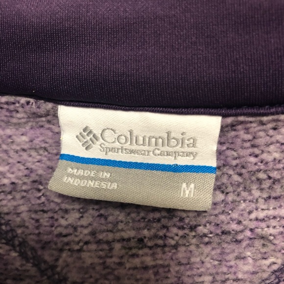 Columbia Sportswear zip Up Size M Purple - Picture 2 of 8